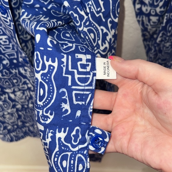 Three Islands size Large men’s button down long sleeve shirt - Picture 5 of 5